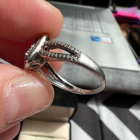 THIS IS SOLD! Diamond engagement ring size 8 from Kay’s. - Picture 3 of 5